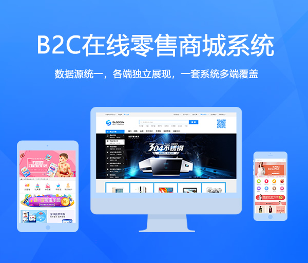 B2C在线零售商城系统_B2C电商系统_独立网店系统